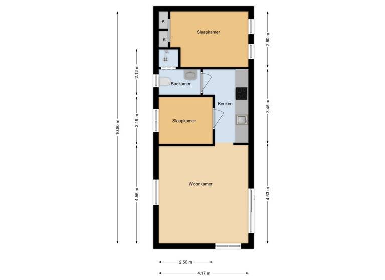 Einfamilienhaus zum Kauf 182.500 € 3 Zimmer 45 m² 227 m² Grundstück Haestrechtstraat 24 Kaatsheuvel 5171RC