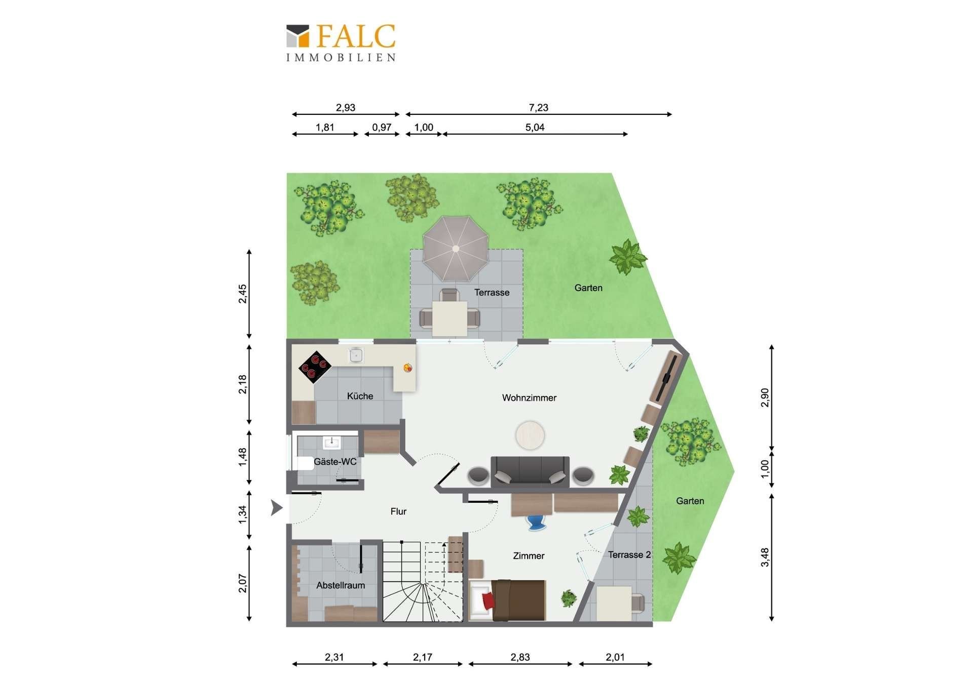 Maisonette zum Kauf 590.000 € 4 Zimmer 117 m²<br/>Wohnfläche Walldorf 69190