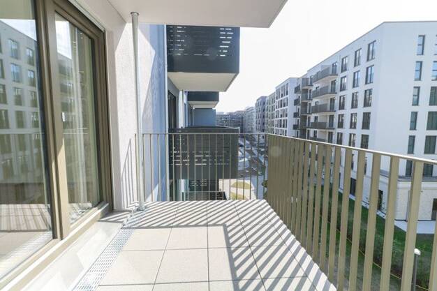 Wohnung zur Miete - Erstbezug 1.231 € 2 Zimmer 61,6 m² 3. Geschoss frei ab 01.08.2025 Karoline-Veith-Straße 37 Bockenheim Frankfurt-Bockenheim 60486
