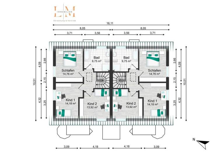Mehrfamilienhaus zum Kauf - Erstbezug 740.000 € 10 Zimmer 250 m² 750 m² Grundstück Mulsum Kutenholz 27449