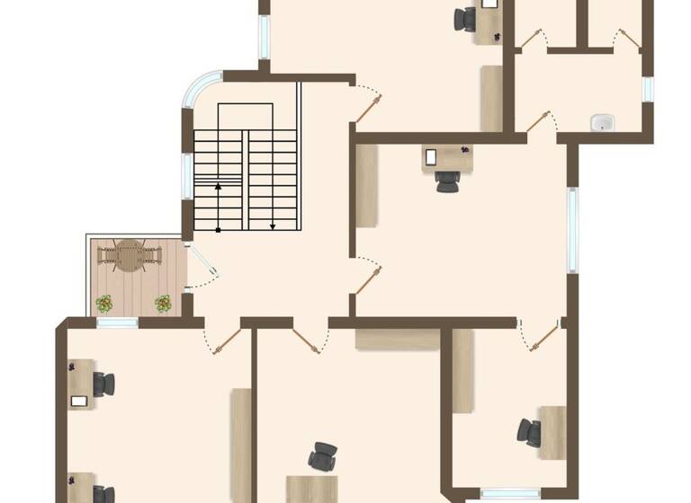 Bürogebäude zur Miete 14 € 13 Zimmer 393 m² Bürofläche Rüngsdorf Bad Godesberg-Villenviertel 53173