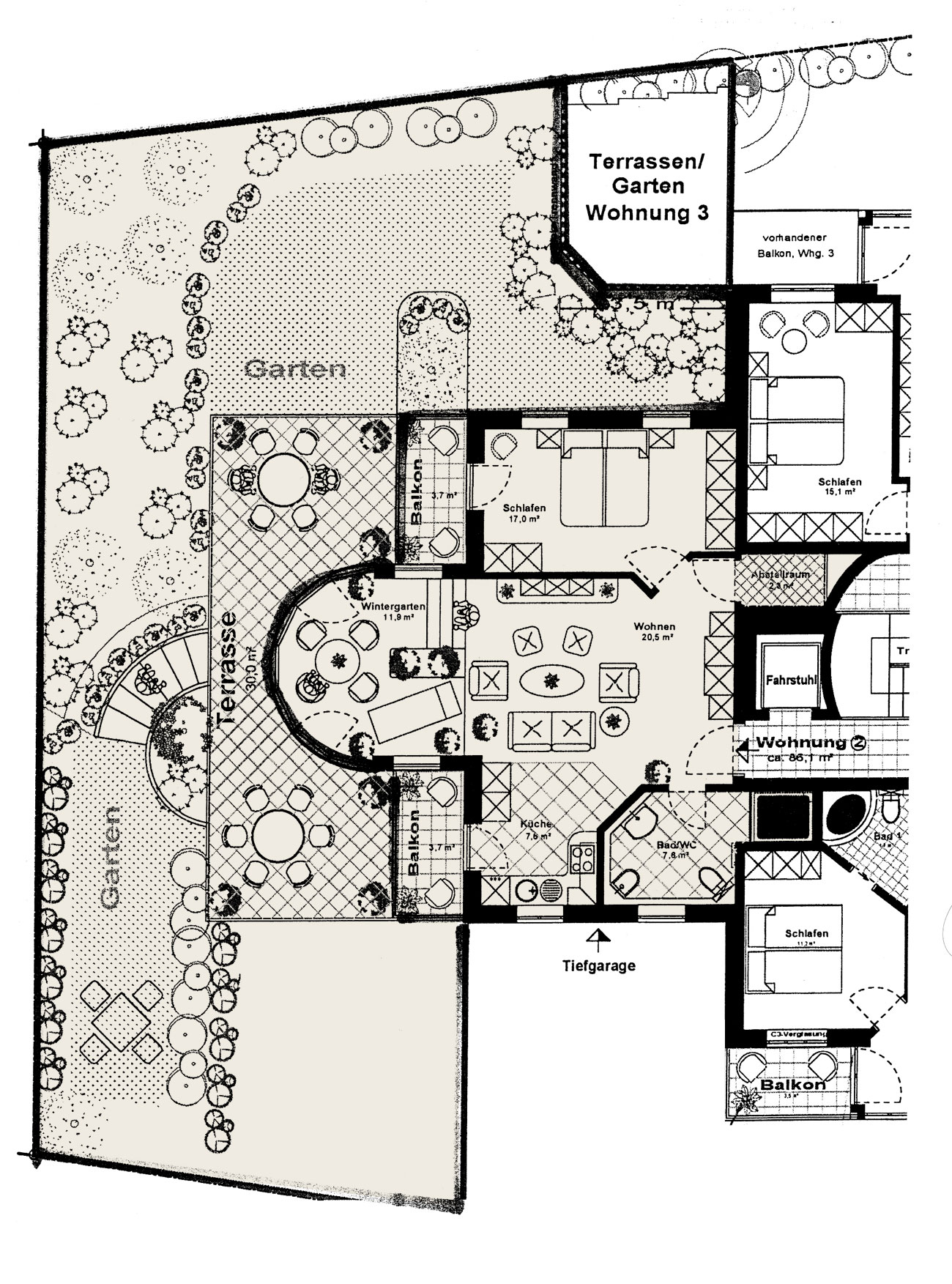 Wohnung zur Miete 1.100 € 2 Zimmer 86 m²<br/>Wohnfläche Altstadt Erfurt 99096