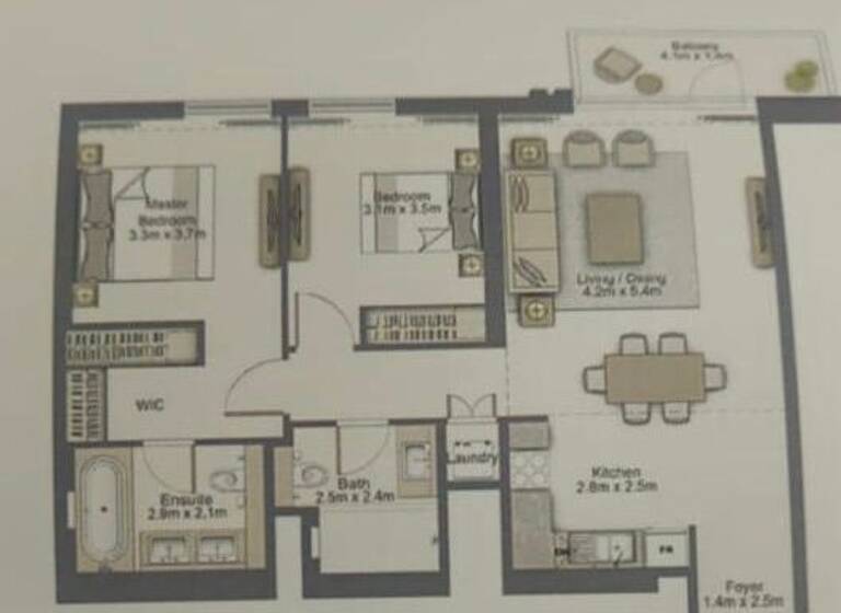 Wohnung zum Kauf 580.000 € 3 Zimmer 105 m² Dubai