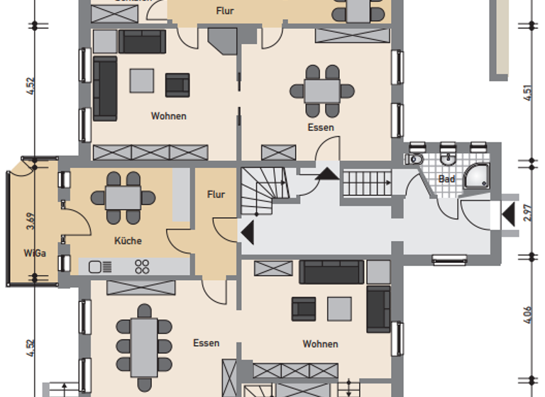 Mehrfamilienhaus zum Kauf als Kapitalanlage geeignet 798.000 € 12 Zimmer 319 m² 1.100 m² Grundstück teilbar ab 319 m² Friedrichsort Kiel 24159