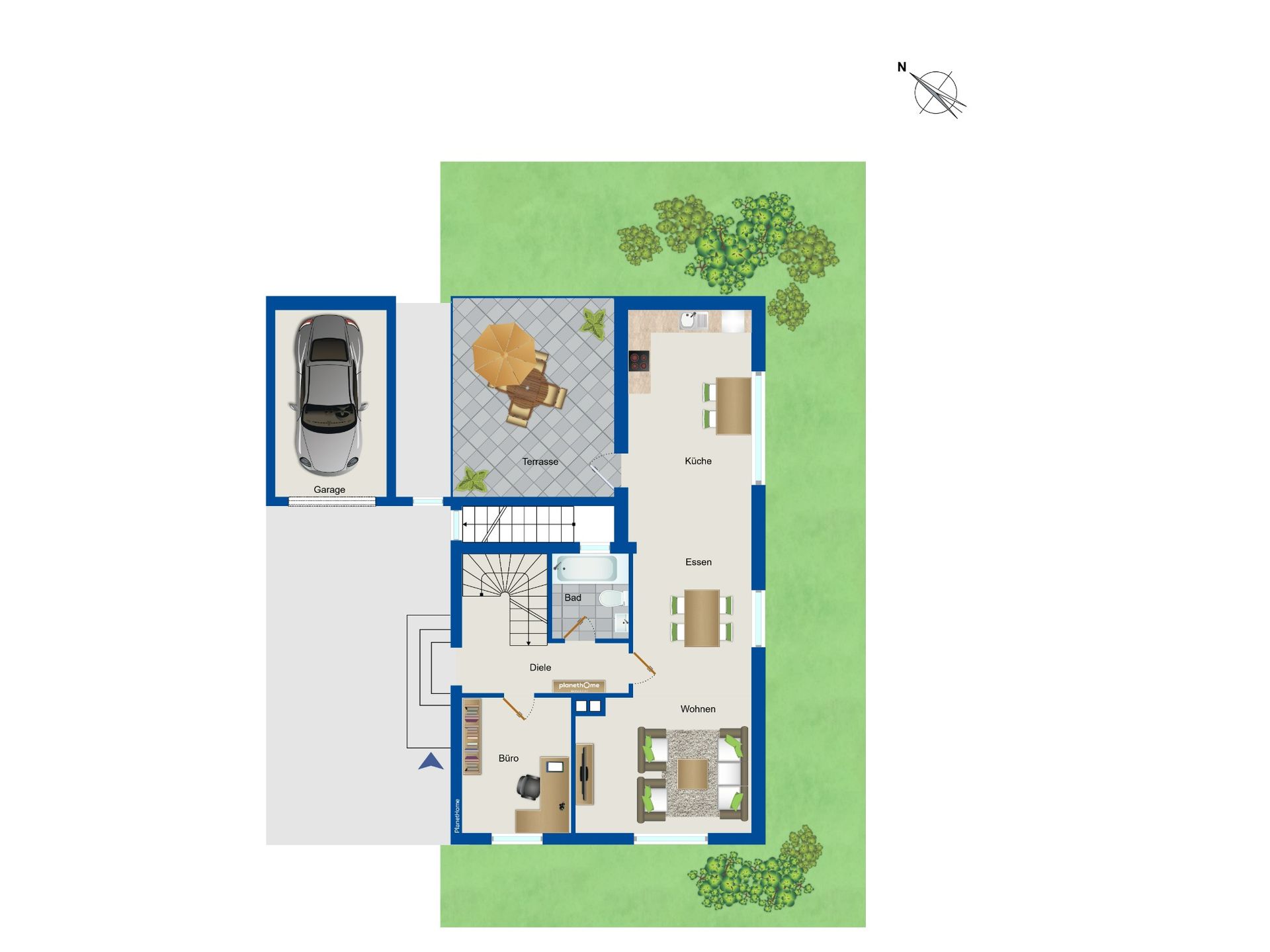 Einfamilienhaus zum Kauf 324.000 € 4 Zimmer 141 m²<br/>Wohnfläche 819 m²<br/>Grundstück Loxstedt Loxstedt 27612