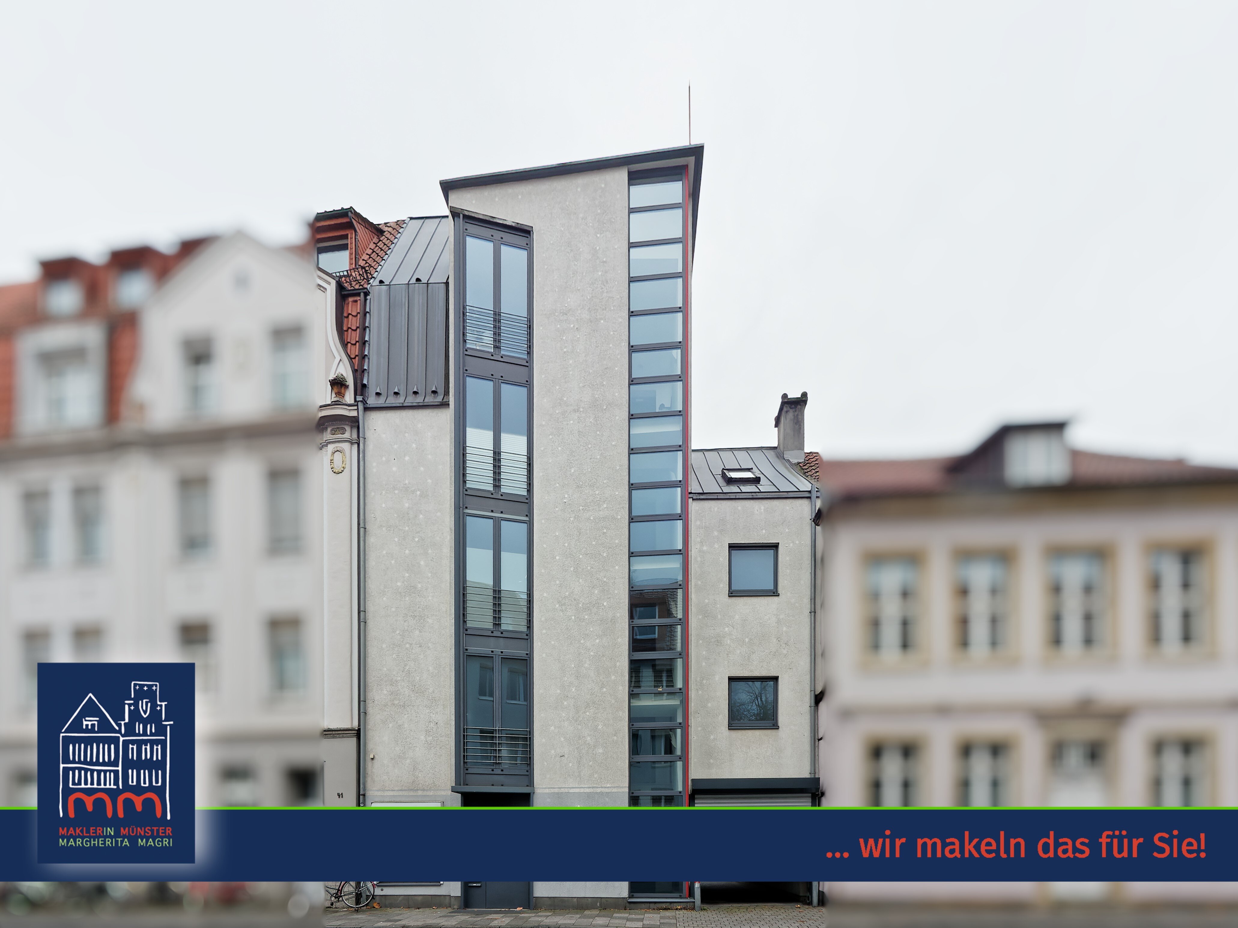 Bürogebäude zur Miete provisionsfrei 2.220 € 9 Zimmer 157,2 m²<br/>Bürofläche Buddenturm Münster 48143