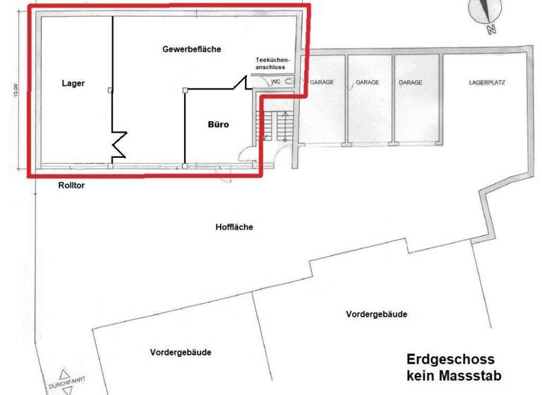 Halle/Industriefläche zur Miete 131 m² Lagerfläche Ost Stuttgart 70184