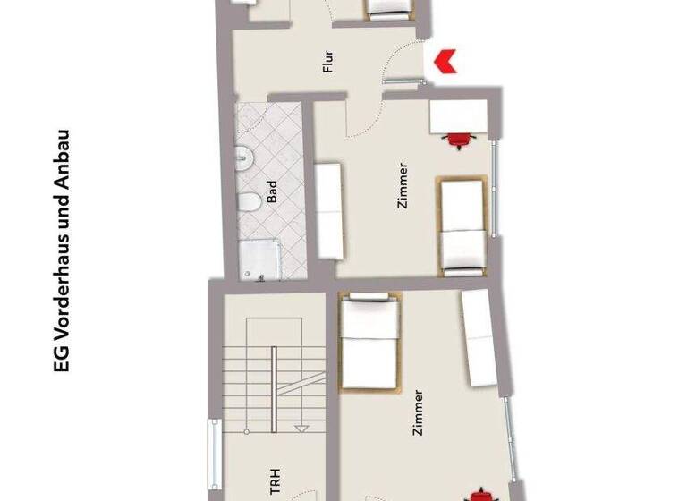 Doppelhaushälfte zum Kauf 50.000 € 7 Zimmer 139 m² 242 m² Grundstück Obernau Aschaffenburg 63743