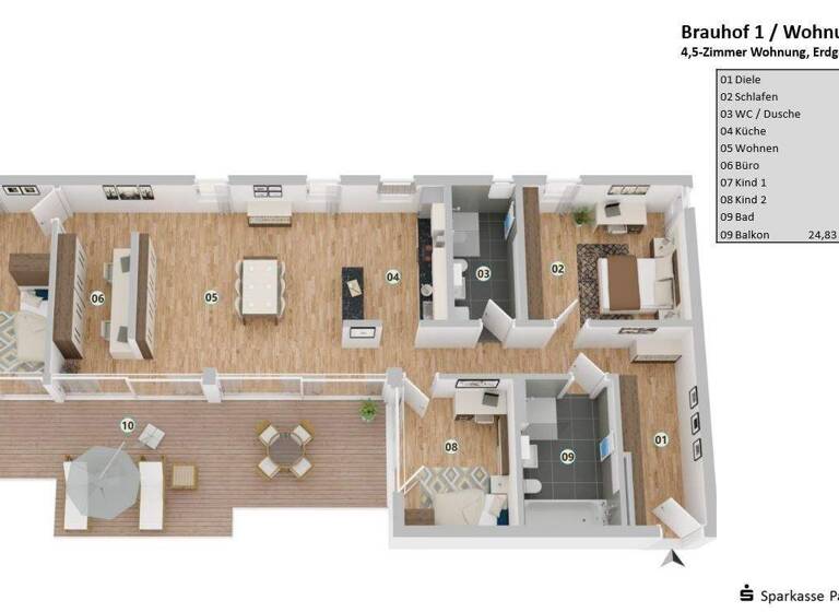 Wohnung zum Kauf provisionsfrei 590.000 € 4,5 Zimmer 139,5 m² Haidenhof-Nord Passau 94032