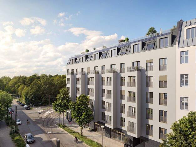 Studio zum Kauf - Neubau provisionsfrei 249.950 € 1 Zimmer 27,5 m² 2. Geschoss Virchowstraße 2 Friedrichshain Berlin 10249
