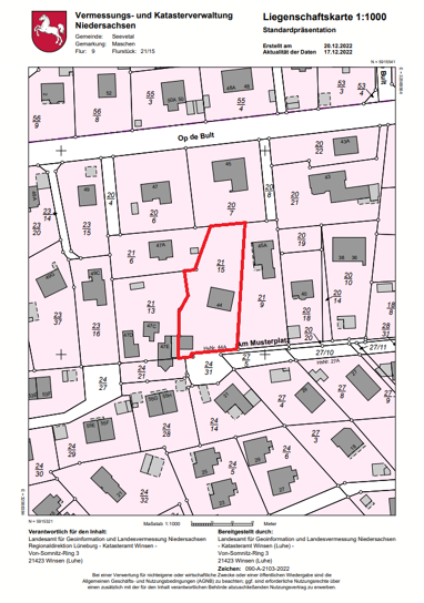 Mehrfamilienhaus zum Kauf 699.000 € 6 Zimmer 167 m² 1.598 m² Grundstück Maschen Seevetal 21220