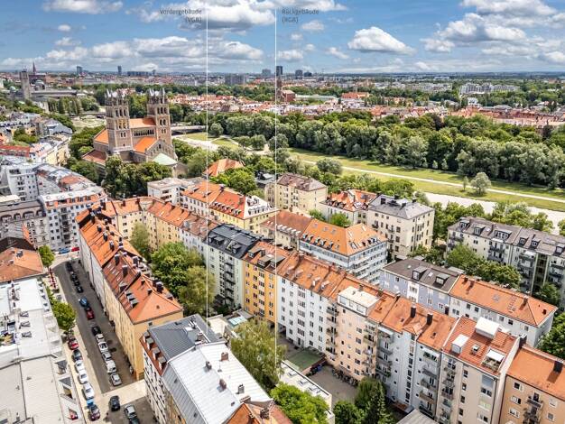 Gewerbeobjekt zum Kauf als Kapitalanlage geeignet 16.900.000 € 853 m² 470 m² Grundstück Ludwigsvorstadt-Isarvorstadt München 80469