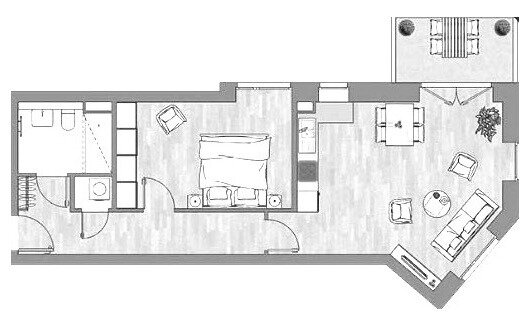 Wohnung zur Miete 590 € 2 Zimmer 57 m²<br/>Wohnfläche Rosenheim