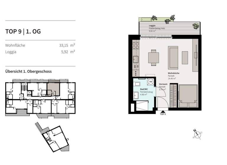 Studio zum Kauf 199.000 € 1 Zimmer 33,2 m² 1. Geschoss Erzherzog Karl Strasse 74 Wien 1220