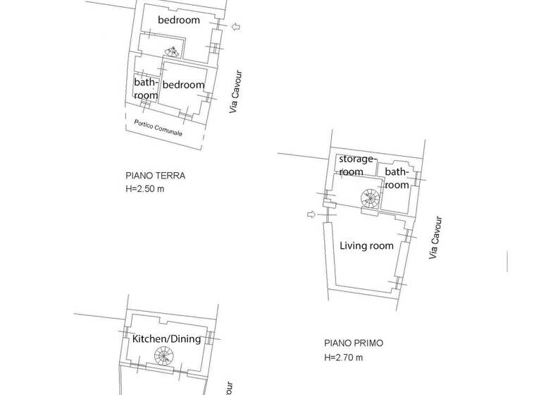 Haus zum Kauf 290.000 € 3 Zimmer 120 m² 729 m² Grundstück frei ab sofort Via Cavour 76 Rezzo 18026