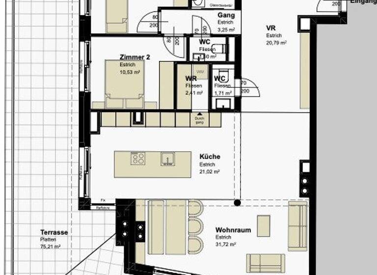 Penthouse zum Kauf 934.000 € 3 Zimmer 112,6 m² 3. Geschoss Langenloiser Straße 42 Krems an der Donau 3500
