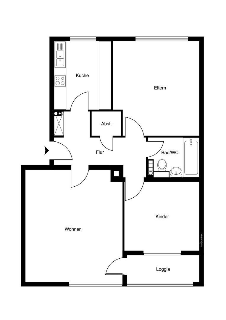 Wohnung zum Kauf provisionsfrei 259.000 € 3 Zimmer 70,7 m²<br/>Wohnfläche 1.<br/>Geschoss Kaufbeuren Kaufbeuren 87600