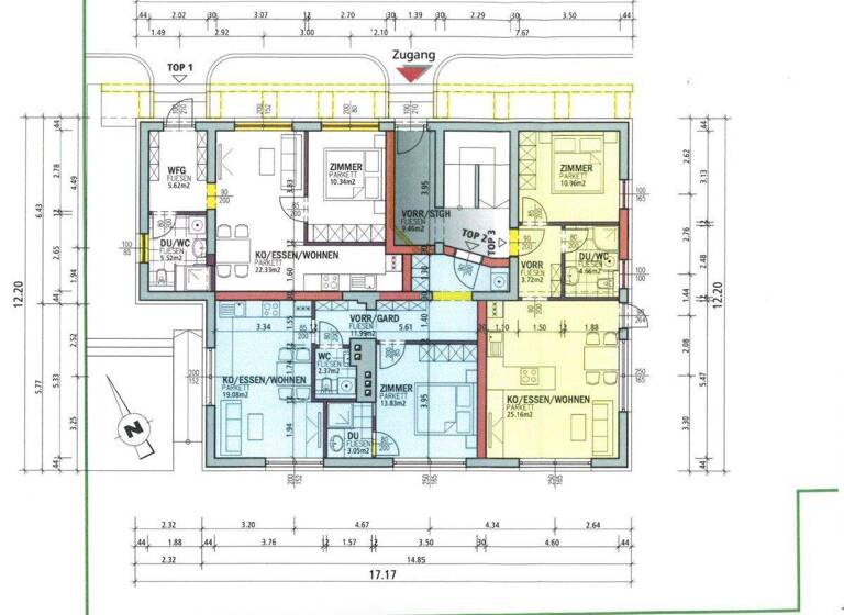 Wohnung zur Miete 570 € 2 Zimmer 50 m² 3. Geschoss Lendorferstrasse 9 Spittal an der Drau 9800