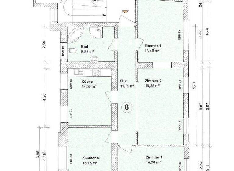 Haus zur Miete 680 € 1 Zimmer 15,5 m² Mülheim Köln 51063