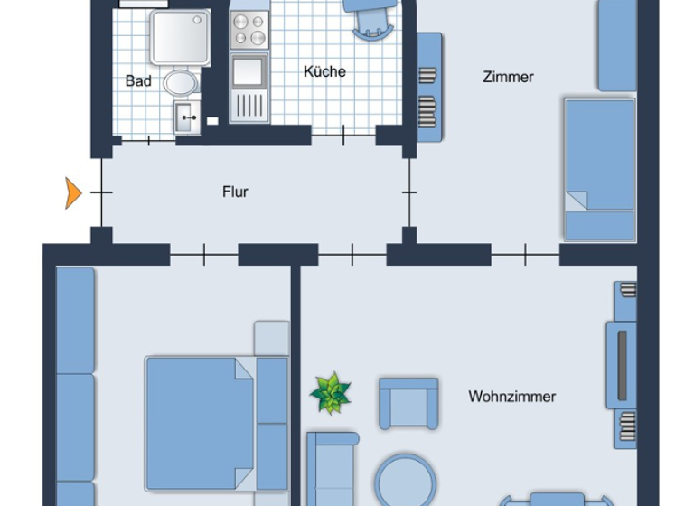 Wohnung zum Kauf provisionsfrei 173.000 € 4,5 Zimmer 67 m² EG Kronshagener Weg 114 Schreventeich Kiel 24116