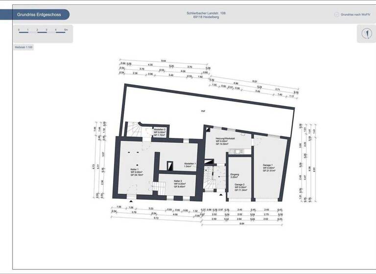 Reihenmittelhaus zum Kauf provisionsfrei 539.000 € 6 Zimmer 183,9 m² 203 m² Grundstück Schlierbach Heidelberg 69118