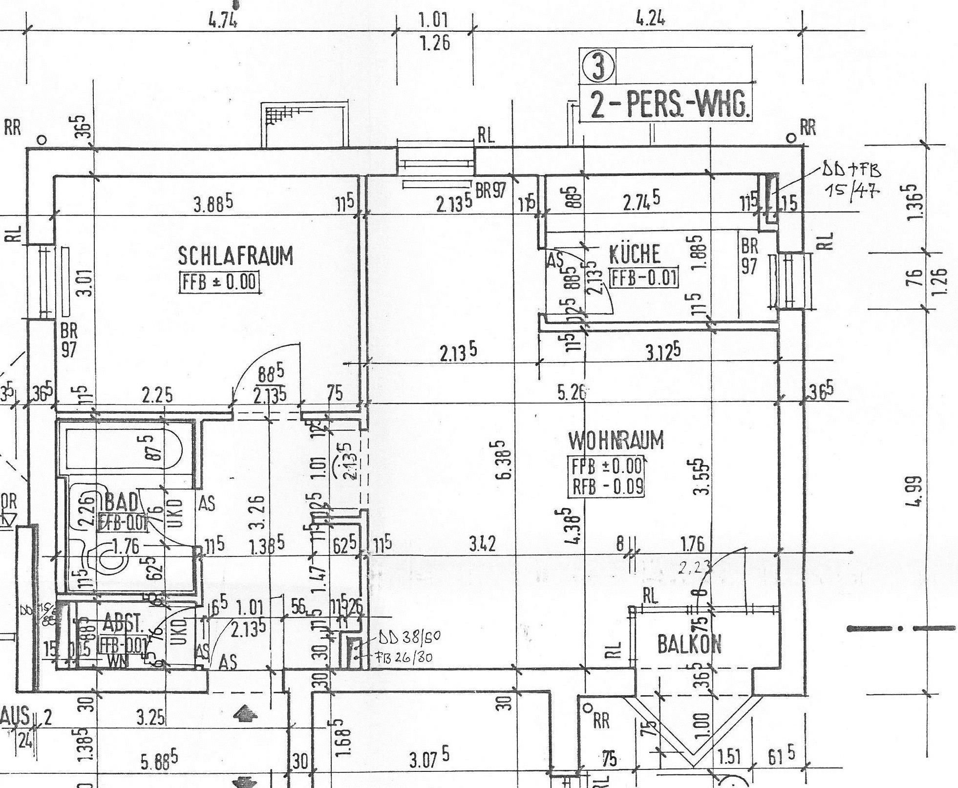 Wohnung zur Miete nur mit Wohnberechtigungsschein 297 € 2 Zimmer 56,2 m²<br/>Wohnfläche 1.<br/>Geschoss 01.03.2025<br/>Verfügbarkeit Kirchplatz 4 Niederstetten Niederstetten 97996