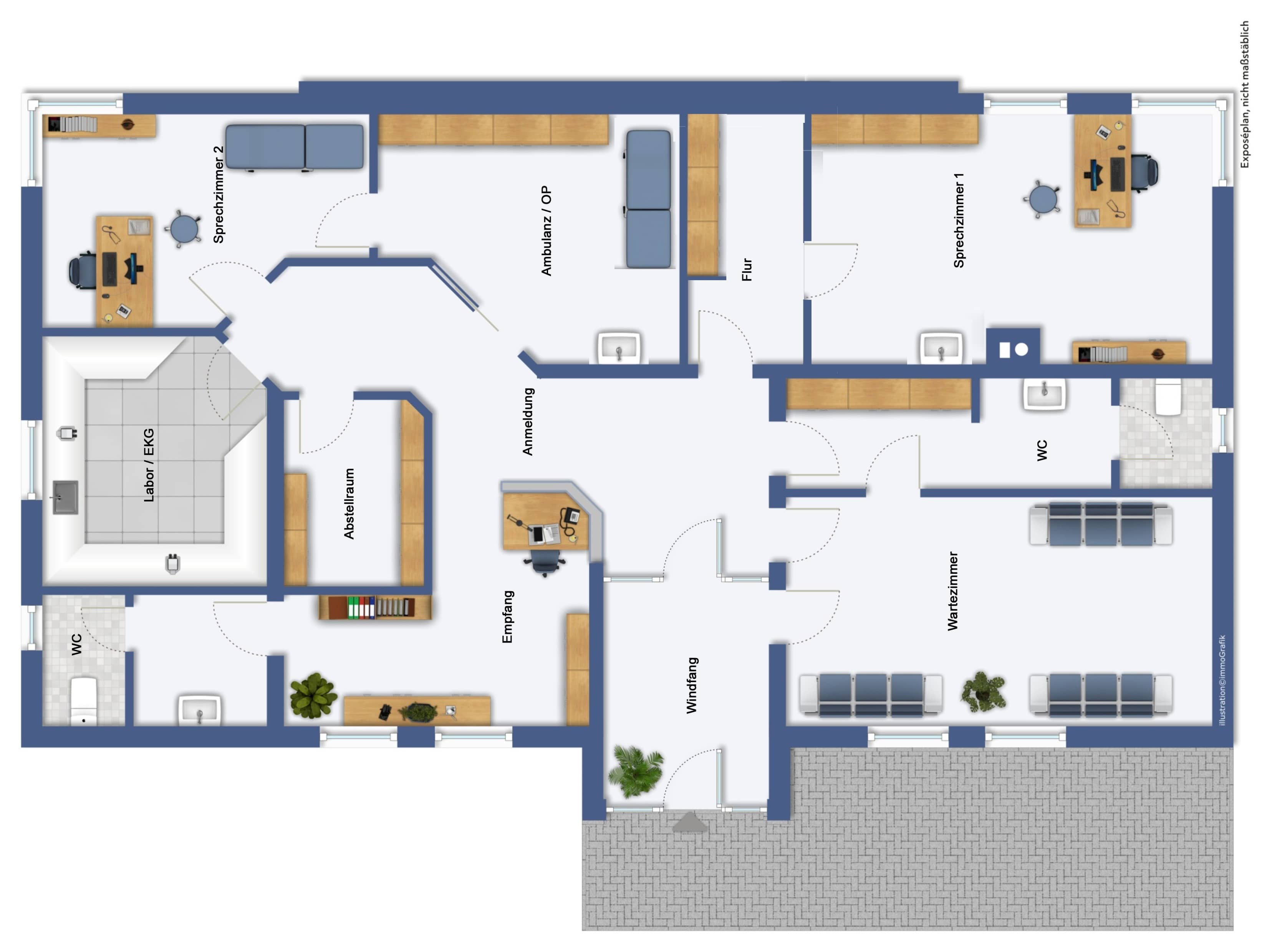 Büro-/Praxisfläche zur Miete provisionsfrei 1.250 € Schöllnach Schöllnach 94508