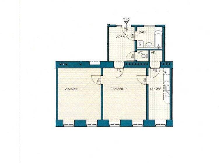 Wohnung zur Miete 720 € 2 Zimmer 65 m² 4. Geschoss frei ab 01.06.2026 Wien 1030
