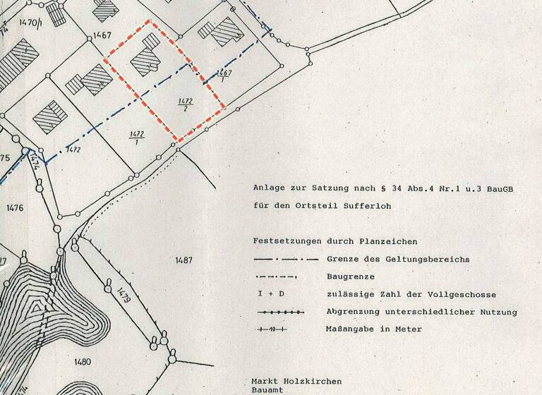 Grundstück zum Kauf 1.240.000 € 1.546 m² Grundstück Sufferloh Holzkirchen/Sufferloh 83607