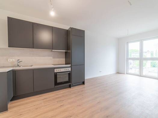 Wohnung zur Miete - Erstbezug 1.100 € 1 Zimmer 40 m² Geschoss 4/6 frei ab sofort Gürtelstraße 31 Friedrichshain Berlin 10247