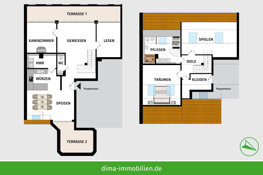 Penthouse zum Kauf 975.000 € 5,5 Zimmer 175 m²<br/>Wohnfläche 6.<br/>Geschoss Zentrum - Süd Leipzig 04107