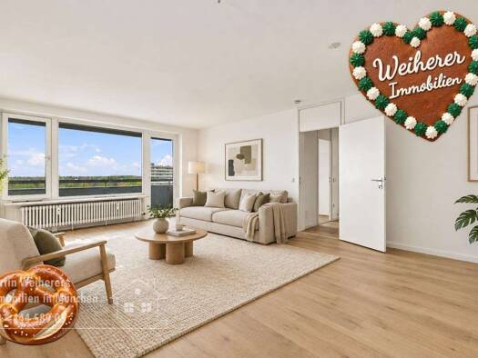 Wohnung zum Kauf 395.000 € 2 Zimmer 69 m² 8. Geschoss Drygalski-Allee 118 Thalk.Obersendl.-Forsten-Fürstenr.-Solln München 81477
