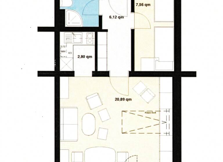 Studio zum Kauf 580.000 € 2 Zimmer 45,5 m²<br/>Wohnfläche Westerland Sylt 25980
