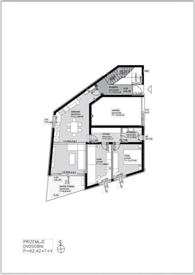 Wohnung zum Kauf 226.128 € 2 Zimmer 81 m² EG Sveti Kajo