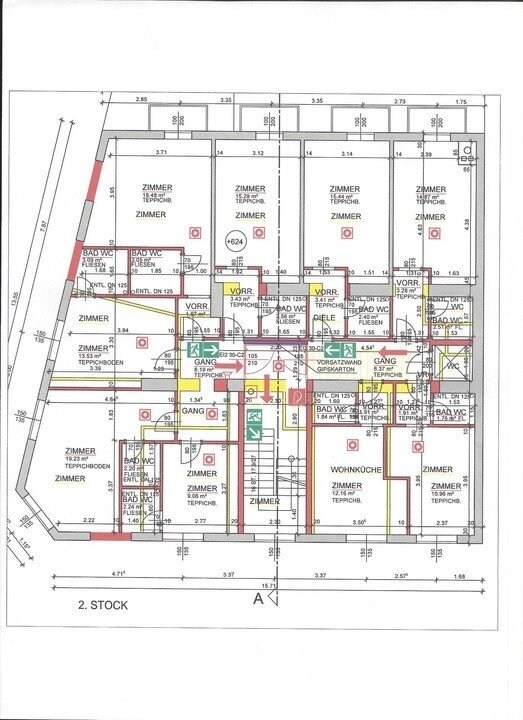 Hotel zum Kauf 2.100.000 € 31 Zimmer 1.540 m²<br/>Grundstück Schloßgasse 40-42 Baden 2500