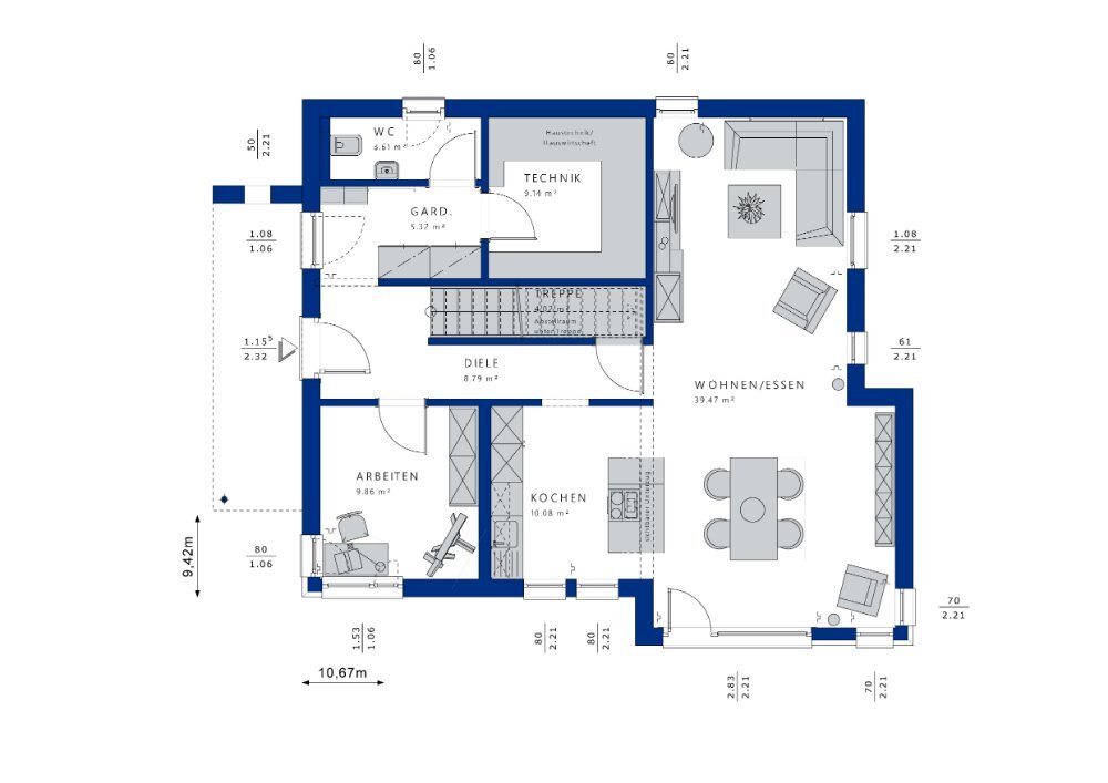 Einfamilienhaus zum Kauf provisionsfrei 477.100 € 6 Zimmer 160 m²<br/>Wohnfläche 740 m²<br/>Grundstück Pobershau Marienberg 09496