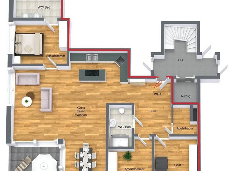 Wohnung zum Kauf 759.485 € 4 Zimmer 134,3 m² Holzlar Bonn 53229