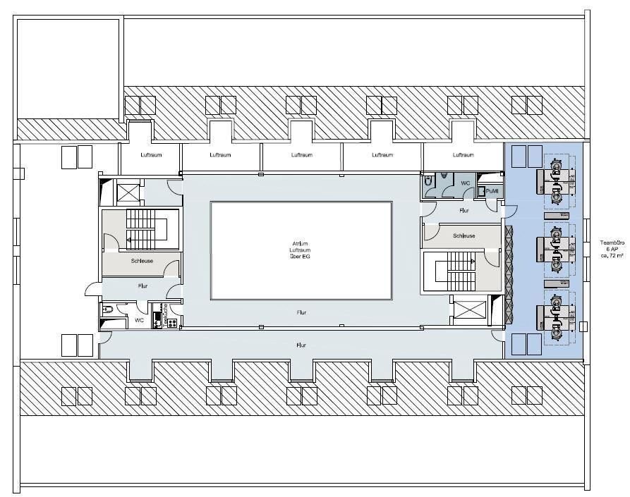 Büro-/Praxisfläche zur Miete provisionsfrei 12,50 € 662 m²<br/>Bürofläche ab 662 m²<br/>Teilbarkeit Altstadt Duisburg 47051