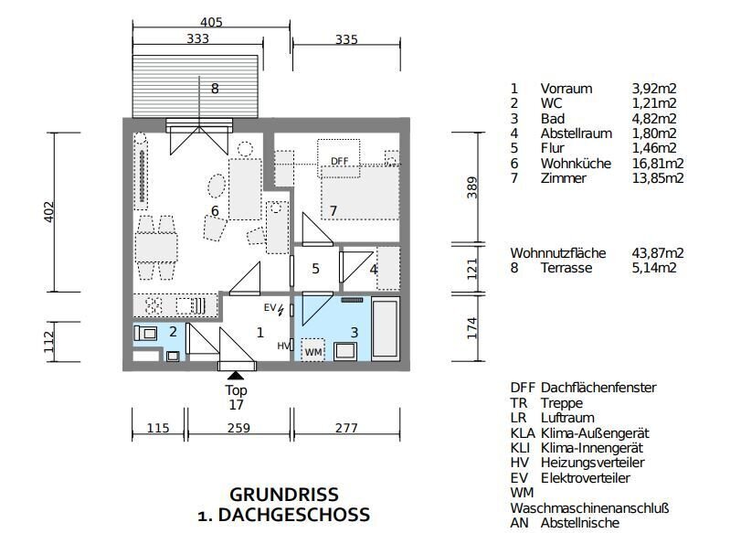 Studio zur Miete 835 € 2 Zimmer 01.12.2025<br/>Verfügbarkeit Breitenleer Straße Wien 1220