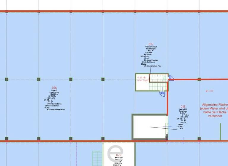 Lagerhalle zur Miete 3.878 € 985 m² Lagerfläche Krems an der Donau 3500