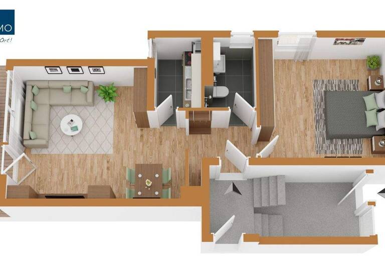 Wohnung zum Kauf 125.000 € 2 Zimmer 56 m² Birkendorf Ühlingen-Birkendorf 79777