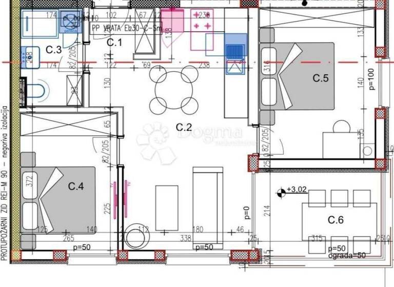 Wohnung zum Kauf 242.000 € 3 Zimmer 62 m² 1. Geschoss Veli Vrh - Industrijska zona