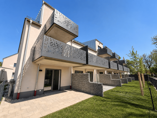 Wohnung zum Kauf - Erstbezug provisionsfrei 389.500 € 2 Zimmer 46,6 m² EG Parkstraße 15 Anzing Anzing 85646