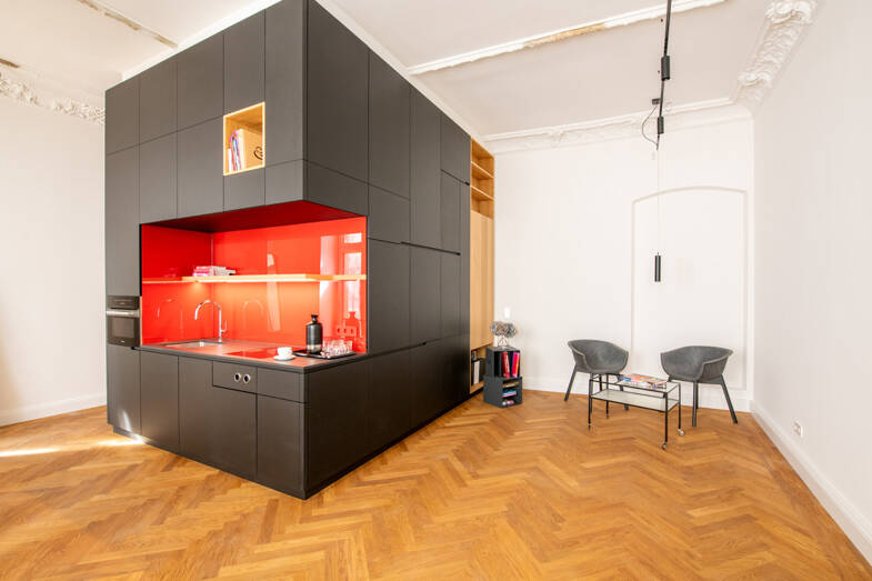 Wohnung zum Kauf - Neubau 395.000 € 1 Zimmer 30,1 m² 1. Geschoss Wöhlertstraße 21 Mitte Berlin 10115