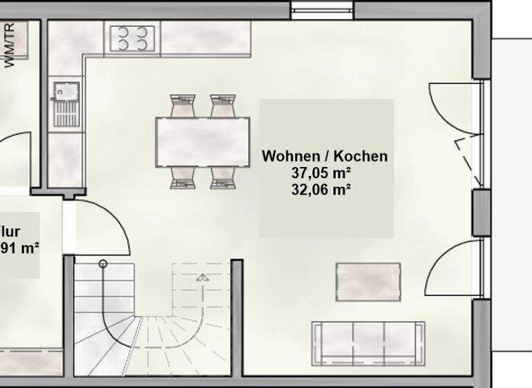 Doppelhaushälfte zum Kauf - Erstbezug 596.000 € 5 Zimmer 133 m² 306 m² Grundstück Hohenwart 86558