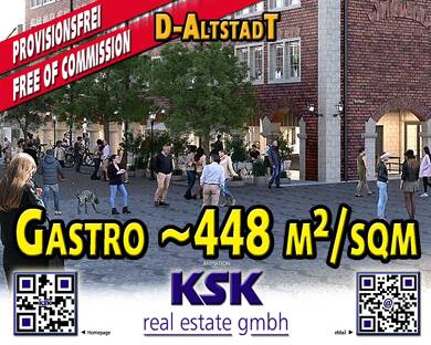 Restaurant zur Miete provisionsfrei 448 m² Gastrofläche Altstadt Düsseldorf 40213