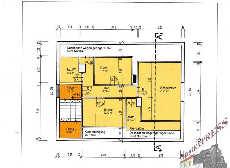 Wohnung zum Kauf 129.000 € 2 Zimmer 61 m² 2. Geschoss Grabenhof Wels 4600