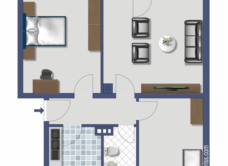 Wohnung zur Miete 605 € 2,5 Zimmer 53,4 m² 1. Geschoss frei ab 22.04.2026 Eisenbergstr. 10 Innenstadt Heidenheim 89522