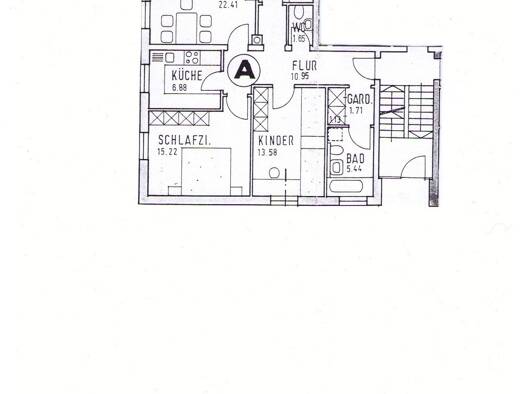 Wohnung zur Miete 421 € 4 Zimmer 89,6 m² Untergriesbach 94107