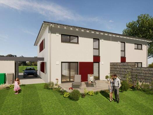 Doppelhaushälfte zum Kauf provisionsfrei 547.500 € 142,3 m² Ahornweg 5 Oeslau Rödental 96472